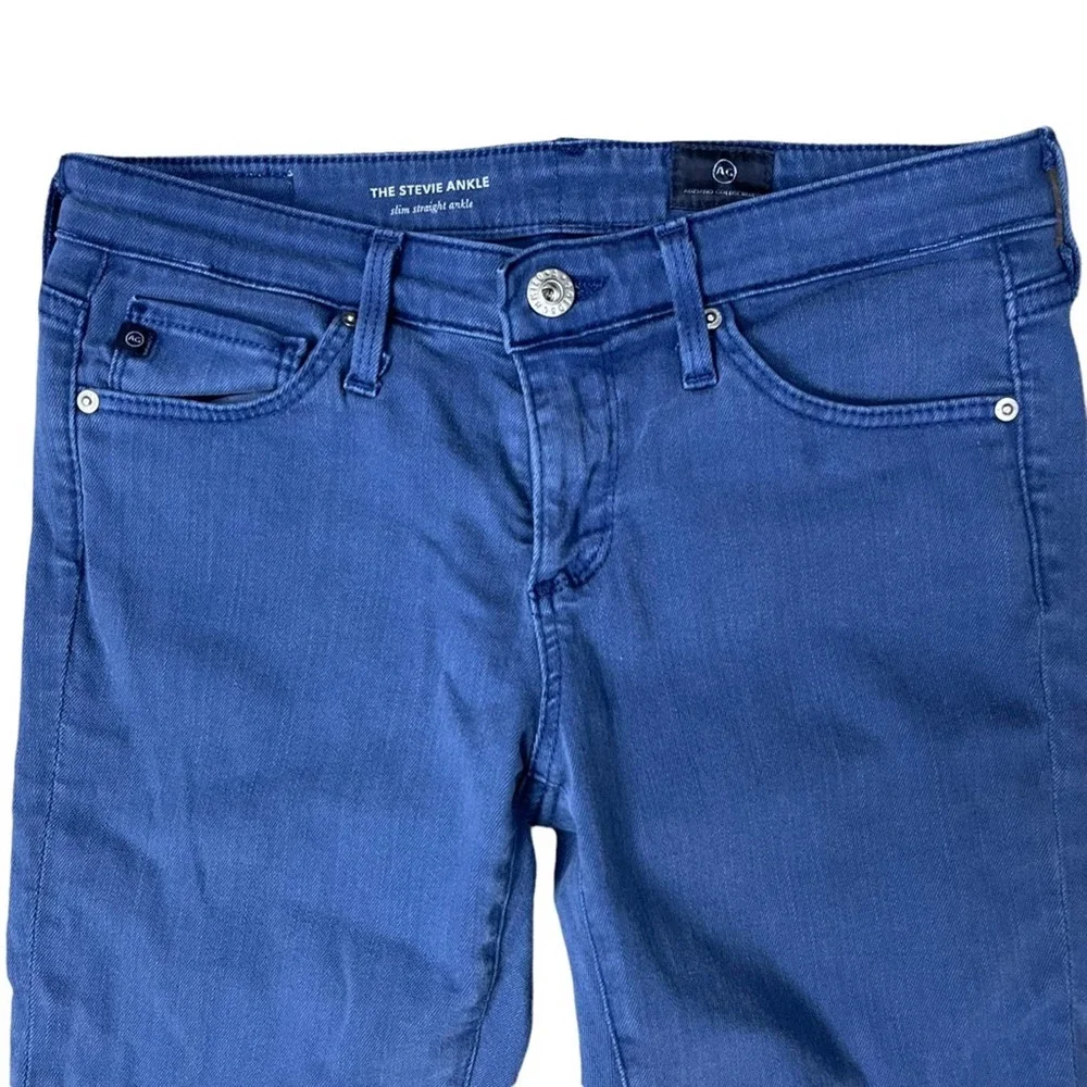 AG Jeans Adriano Goldschmied The Stevie Ankle Slim Straight Anthropologie 25 - Picture 4 of 8